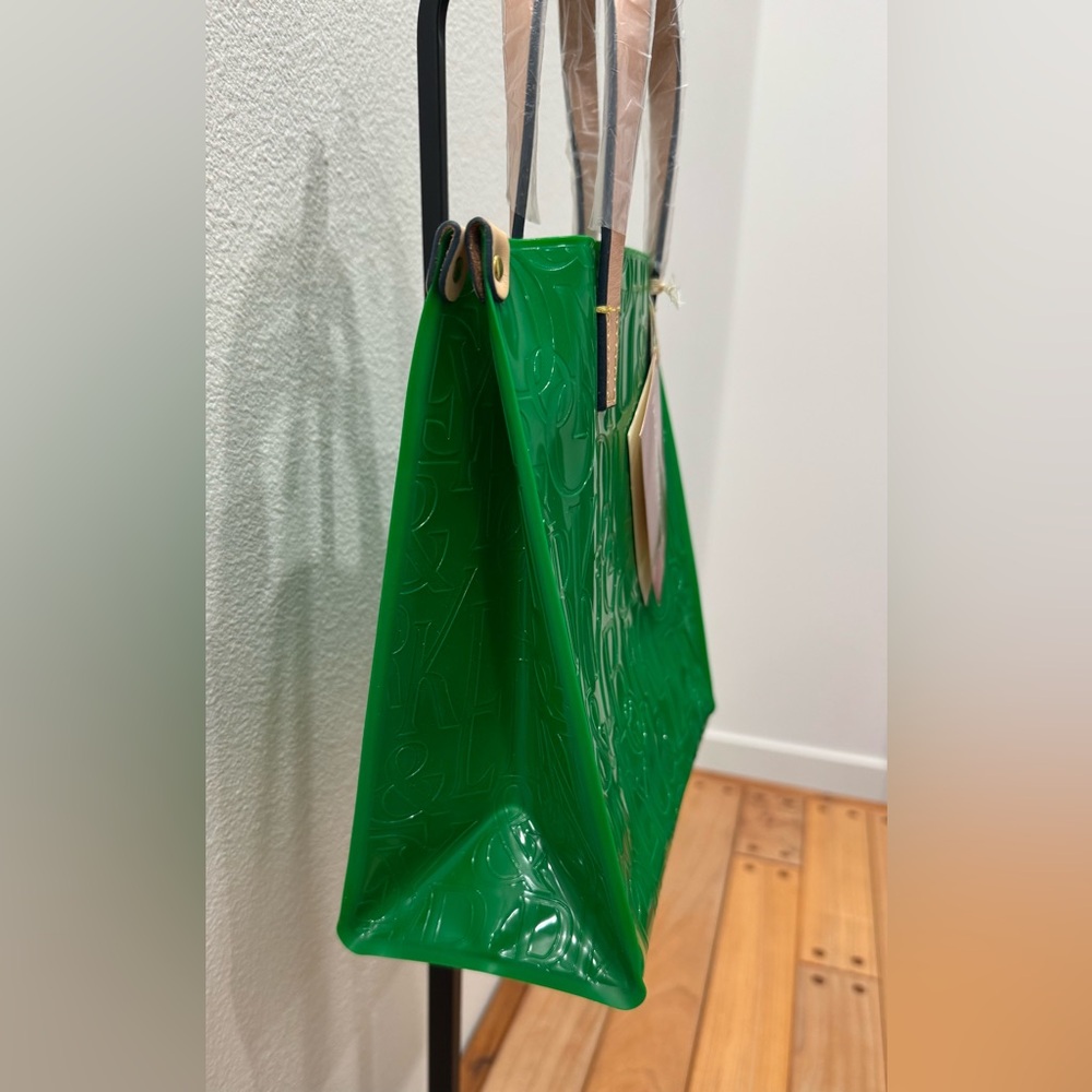 Dooney and Bourke Green Shopper Tote - Picture 3 of 5